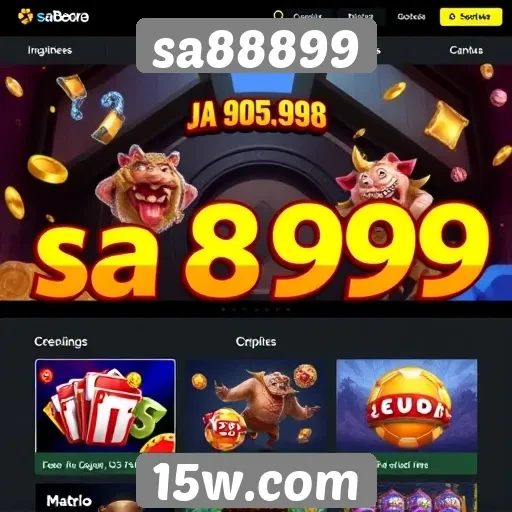 Acessibilidade e usabilidade do site de jogos sa88899
